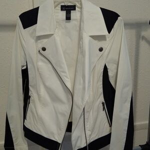 INC. Jacket White/Black size large